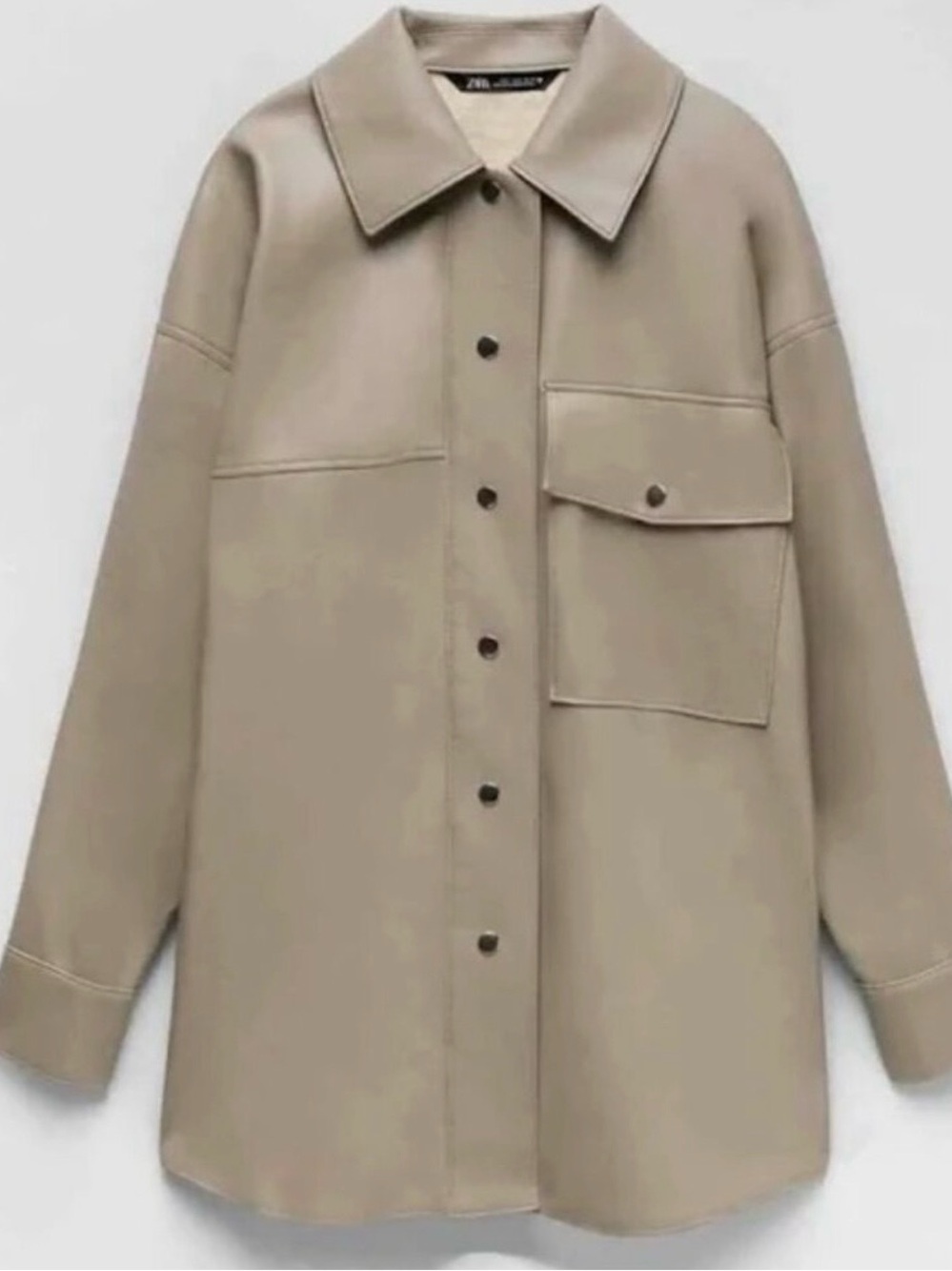 Zara Beige Oversized jacket